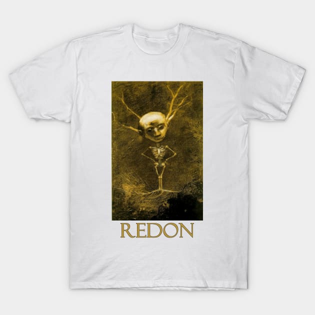 Spirit of the Forest by Odilon Redon T-Shirt by Naves